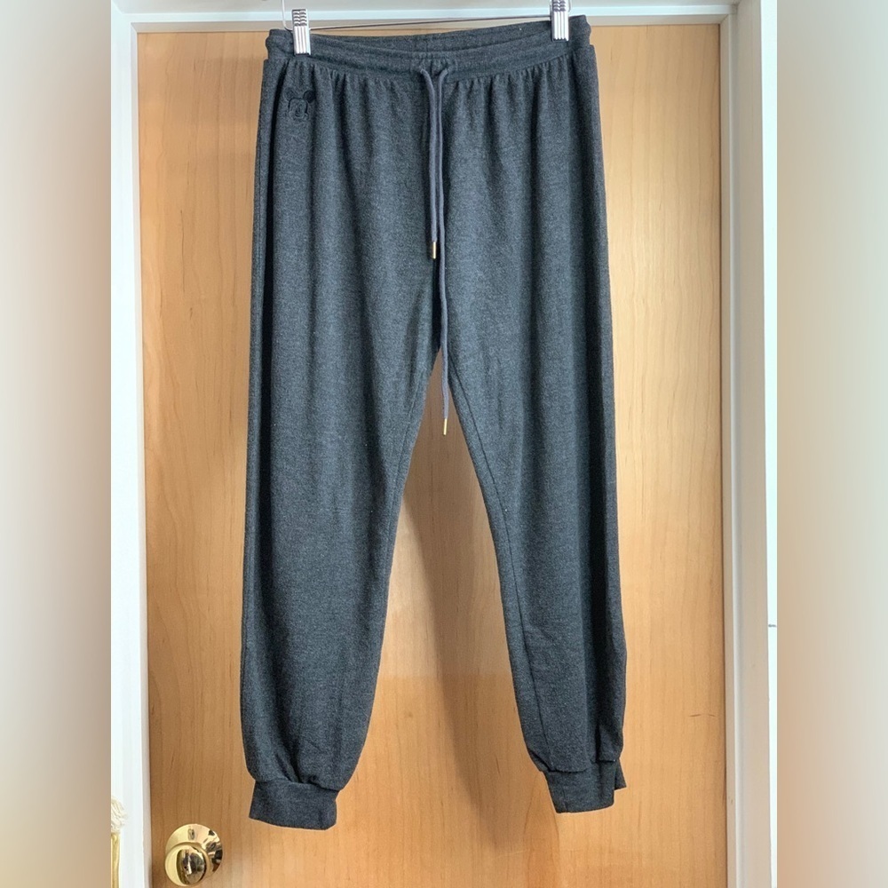 Disney Men's Gray Jogger Pants. Size-Small